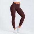 thumbnail image 2 of WERYOUNG Seamless Low Rise Yoga Pants For Women Stretchable Workout Leggings Non See Through Fitness Running Trousers Comfortable Bottoms L, 2 of 6
