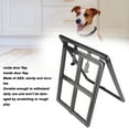 thumbnail image 3 of Puerta Mosquitera Para Mascotas, Puerta Mosquitera Profesional Para Perros, Negra, Con Cerradura, Compacta, Resistente A Mordeduras Para Ventana Para Cerdos Domésticos, 3 of 7