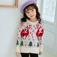 thumbnail image 2 of Baby Christmas Sweater Toddler Reindeer Outfit Red Clothes, 2 of 6