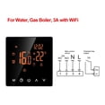 thumbnail image 1 of Tuya WiFi Smart Thermostat, Electric Floor Heating Water/Gas Boiler Remote Controller, Mirror Glass Screen ,Easy to Install, 1 of 7
