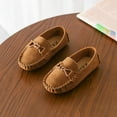 thumbnail image 4 of QIIBURR Loafers for Boys Children Boys Girls Loafers Solid Color Soft Bottom Breathable Casual Shoes, 4 of 9