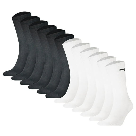 Puma Unisex Socks Cotton Black 9-11,5