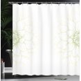thumbnail image 3 of Ambesonne Dahlia Flower Shower Curtain, Sunflower Like Petals, 69"Wx75"L, Avocado Green, 3 of 4