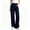 Dark Blue, variant on TKKCS Girls Baggy Straight Jeans Loose Fit Pull On Casual Elastic High Waist Washed Denim Pants Blue 9-10 Years