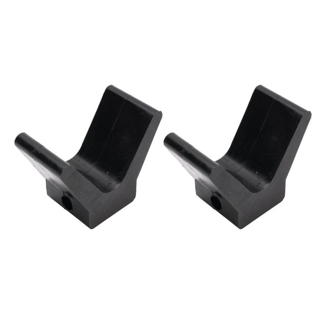 Rubber Bow Stop, High Toughness Reduce Impact Boat Trailer V Bow Stop 2 in Width Trailer Boat V Block for Towing Process