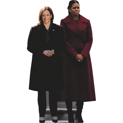 H38222 Kamala Harris Michelle Obama Cardboard Cutout Standee Standup