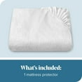 thumbnail image 3 of Bare Home  Terry Cotton Mattress Protector & Pillow Protector Bundle Twin XL, 3 of 5