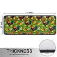 thumbnail image 5 of Kitchen Rugs Sets Of 2,Green Chicken Sunflower Pattern Anti Fatigue Kitchen Mat Rugs Non Slip Washable,Decorative Kitchen Floor Mats for Kitchen,Sink,Laundry,17"x47"+17"x47", 5 of 5