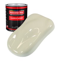 Restoration Shop - Toyota White Acrylic Lacquer Auto Paint - Gallon Paint Color Only - Professional Gloss