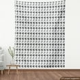 thumbnail image 4 of Leaves Fabric by the Yard, Monochrome Pattern of Fall Oak Leaves Inky and Grunge Floral Theme, Upholstery Fabric for Dining Chairs Home Decor Accents, Charcoal Grey and White by Ambesonne, 4 of 5