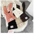 thumbnail image 5 of Kawaii Korean Style Cute LOVERBOY Bunny Long Ears Knitted Beanies Hat for Women Casual Y2K Soft Comfortable Funny Hats Winter Warm Thickened Ear Protection Cold Weather Beanie, 5 of 8
