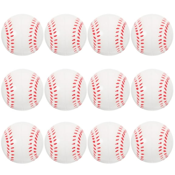 GAXIRE 12Pcs Soft Baseball Replacement for Beginners, Bouncing Training Baseballs Set