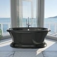 thumbnail image 2 of Everett 66 Inch Double Ended Freestanding Air Massage Tub - Made in USA, 2 of 2