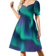 thumbnail image 2 of Vestido de noche de manga corta Water Lilies mT para mujer Vestido de noche para mujer, 2 of 7