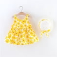 thumbnail image 2 of Ruyang Toddler Girls Sleeveless Dress Cotton Backless Flower Clothes Outwear UPF 50+ Sun Protection A Line Summer 𝐒undress, 2 of 8