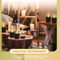 thumbnail image 2 of Shisuyan Reusable Tea Lights Durable Plastic 6Pcs 4x2.4in, 2 of 9