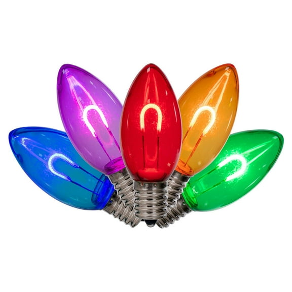 C9 Transp Filament Multi Bulb .6W 25/Bag