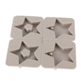 thumbnail image 2 of Silicone , Flexible Resuable Easy To Use Decorative   For Incense Wax Tablet For Kitchen For Home For Candle 5-Pointed Star,Peach Heart, 2 of 8