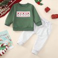 thumbnail image 2 of TOWED22 Baby Toddler Boy Girl Fall Winter Clothes Embroidery Pullover Pants Sets Infant Long Sleeve Sweatshirt Outfits(Blazer,2-3 Y), 2 of 8