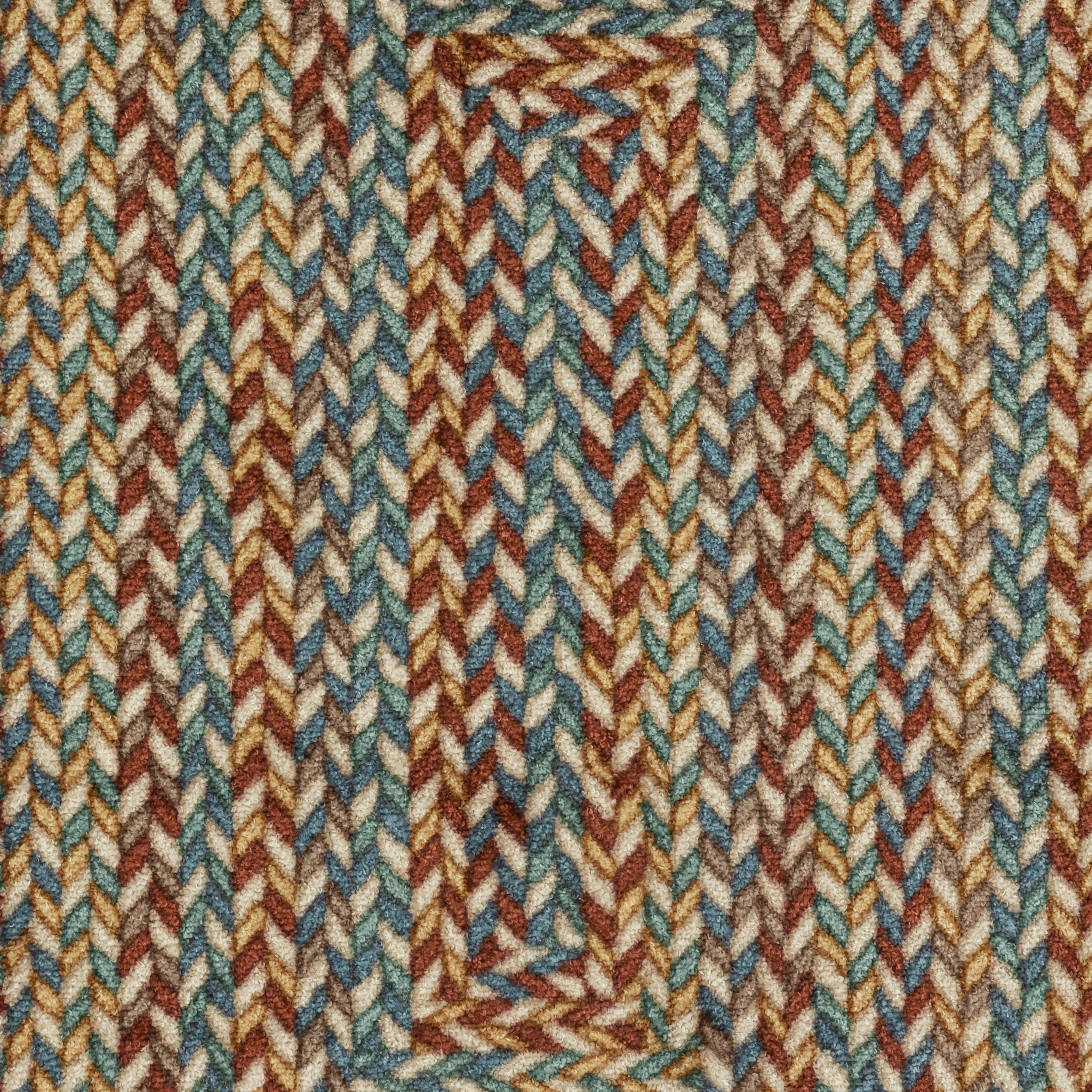 (2 pack) Mainstays Traditional Multicolor Print Braid Indoor Accent Rug, 1'8"x2'10"