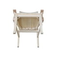 thumbnail image 4 of International Concepts Solid Wood Double X-Back Chair with Arms Ready to Finish, 4 of 13