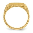 thumbnail image 2 of Solid 14k Yellow Gold Men's Engravable Signet Ring (13.4mm) - Size 12, 2 of 5