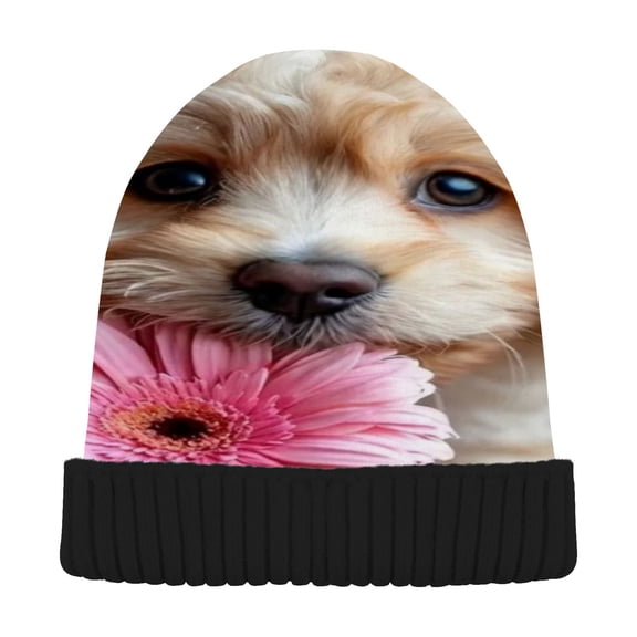 BZSMCE Winter Beanie Hats Warm Cozy Cap Blossom Buddy Pattern