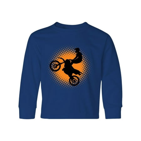 Motocross Rider Freestyle Sports Youth Long Sleeve