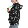 thumbnail image 2 of Honeii Ho-Ho-Ho 2 Pattern Womens Oversized Hoodies Long Sleeve Sweatshirts Pullover Fall Outfits with Pocket-Medium, 2 of 7