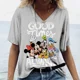 thumbnail image 3 of Camiseta de moda de verano para mujer, blusa con estampado de Mickey Mouse de Disney para mujer, ropa para mujer, camiseta informal vintage, tops de talla grande, 3 of 5