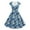 Navy, variant on Pimfylm Cocktail Dresses for Wedding Guest, Womens Vintage 1950s Tea Party V Neck Short Sleeve A Line Midi Swing Dress Navy, S