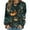 Army Green, variant on YUGYXL Funny Pumpkin Print Sweatshirts for Women Halloween Witch Bat Graphic Sweater Long Sleeve Round Neck Pullovers Blue M