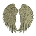 thumbnail image 1 of 2 piez lentejues, apliques de hierro en pegatinas, pequeñas ángel, coser, as bordada decoración dorado Soledad Parches de costura de alas de lentejuelas, 1 of 10