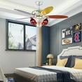 thumbnail image 4 of Gymax 52'' Ceiling Fan with Light Kids Fan Light w/Pull Chain Control Beetle Multicolor, 4 of 10
