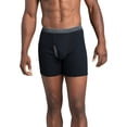 thumbnail image 4 of Fruit of the Loom Men's CoolZone Boxer Briefs, Moisture‑Wicking, Mesh Fly, No Ride Up, Multipacks, Sizes S-3XL, 4 of 10