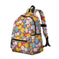 thumbnail image 2 of Baseballs and Softballs Red Pattern Cute School Backpack with Padded Back and Adjustable Shoulder Straps 13.4"x11"x4.7", 2 of 5
