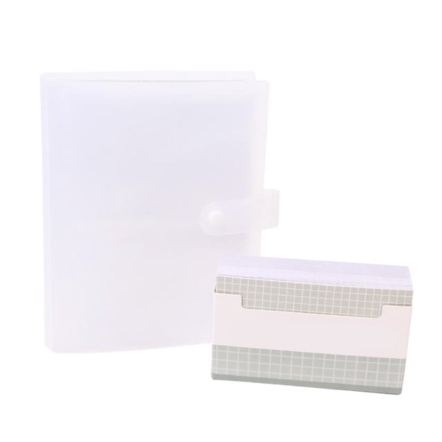 Organisateur de Cartes de Décoration de Rentrée Scolaire, Porte-Cartes en Plastique Transparent, Pochettes de Rangement pour Livres, Porte-Cartes de Recettes, Porte-Cartes Flash, Contient 160 Cartes