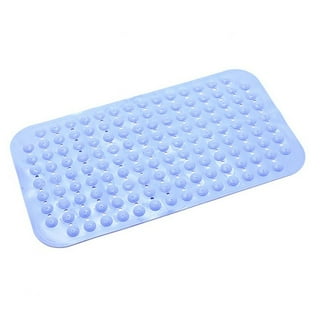 White vinyl adhesive bath mat deals