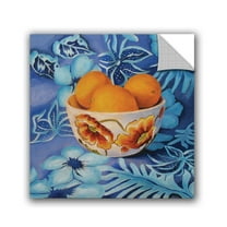 Lemons-in-a-Bowl Removable Wall Art Mural by Marina Petro