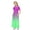 Purple, variant on JoyHoop Girls Dress Short Sleeve Floor Length A Line Swing Maxi Dress with Pockets 5-14 Years