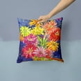 thumbnail image 2 of Carolines Treasures 6069PW1414 Flower - Gerber Daisies Decorative   Canvas Fabric Pillow 14Hx14W multicolor, 2 of 4