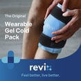 thumbnail image 2 of Reusable Gel Ice Pack Wrap for Knee Pain Relief, Cold Compress Therapy for Injuries, Swelling, Bruises, Arthritis, and Post-Surgery Recovery, 2 of 7