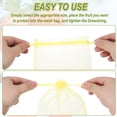 thumbnail image 4 of 50Pack Fruit Protection Bags, 5.9x3.9inch Netting Cover Bag, Yellow, 4 of 6