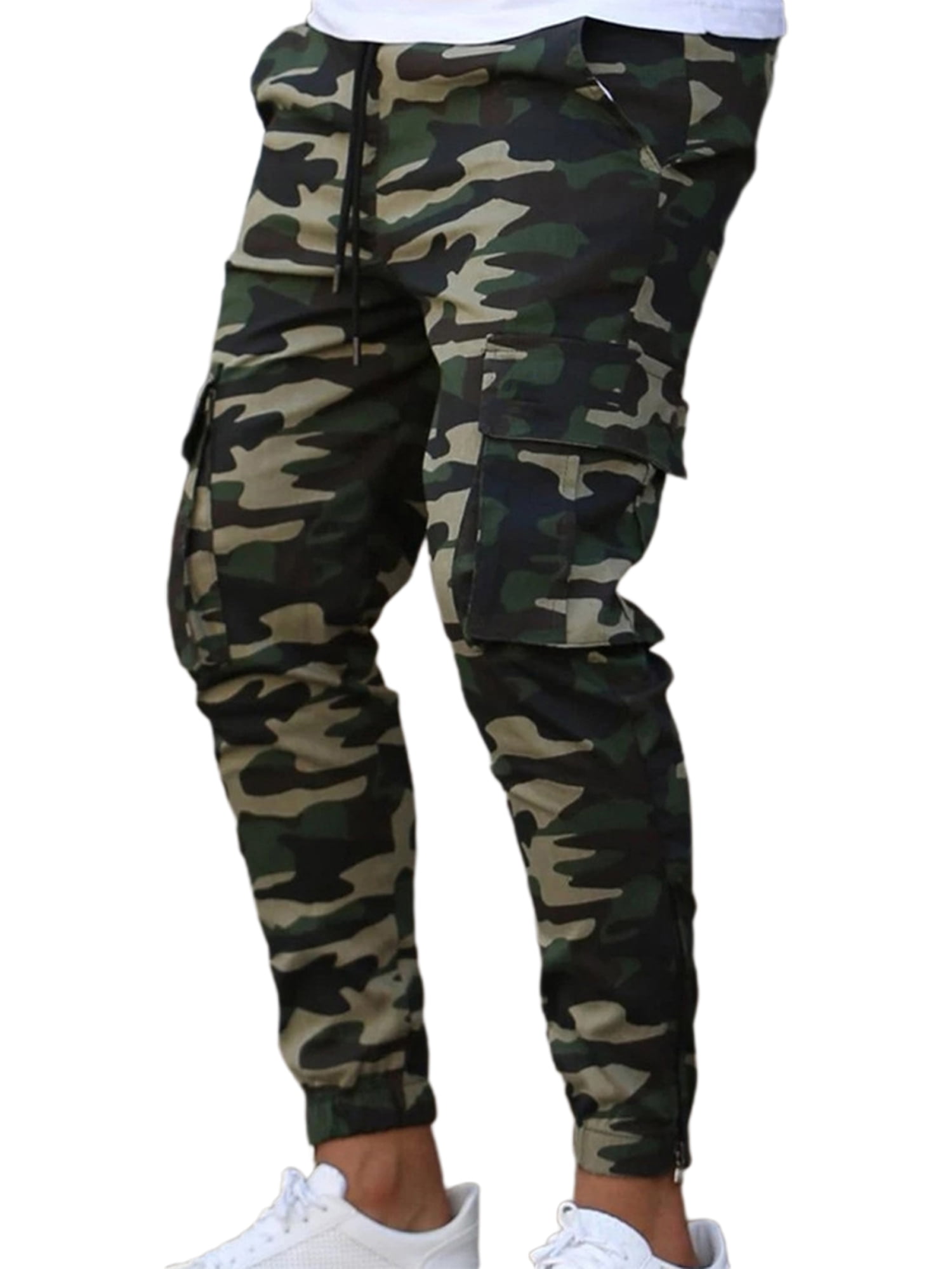 Ma\u0026Baby Men Camo Joggers Pants 
