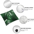 thumbnail image 4 of Nawypu  Palm Leaf Tropical Plant Throw Pillow Covers  Pillow Cover with Zipper Throw Pillow Cases Double Sided Plush Pillow Covers Decorative Throw Pillows Covers for Couch Living Room 2pcs 24x24in, 4 of 6