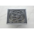 thumbnail image 6 of Kingston Brass Watercourse Transit 4" Square Grid Shower Drain BSF6310C, 6 of 7