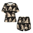 thumbnail image 4 of Kdxio French Bulldog Print Pajamas Sets for Women Short-Sleeved Pjs with Lounge Shorts Two Piece Sleepwear S-4XL, 4 of 9
