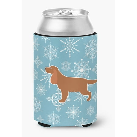 Cocker Spaniel Treat - Winter Snowflake English Cocker Spaniel Can or Bottle Hugger