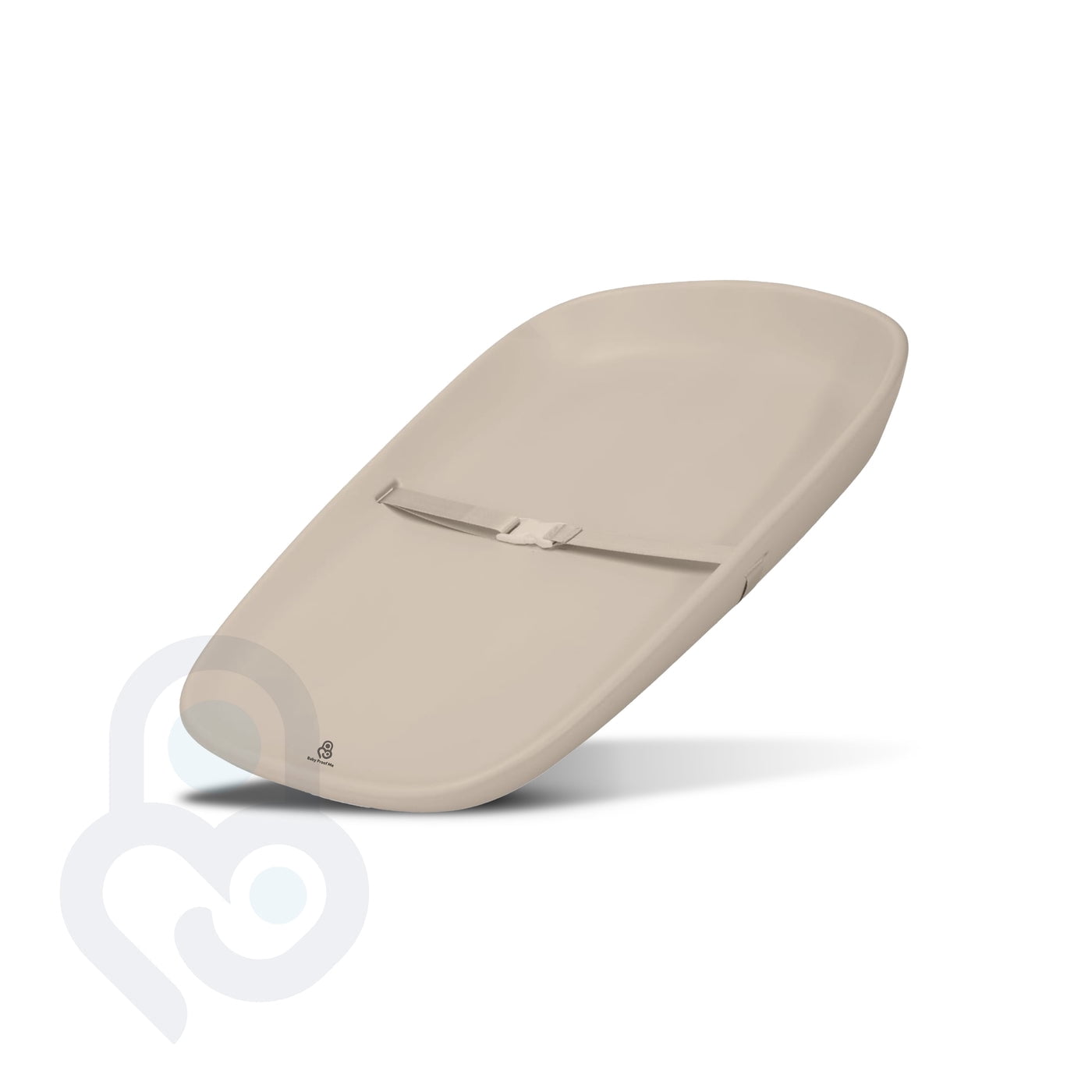 Baby Proof Me Nest Diaper Changing Pad, EVA, Baby Changing Pad with Safety Belt, Beige