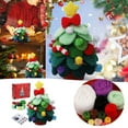 thumbnail image 1 of Christmas DIY Wool Punch Needle Kit Family Craft Custom Ornaments & All Tools Included, 1 of 9